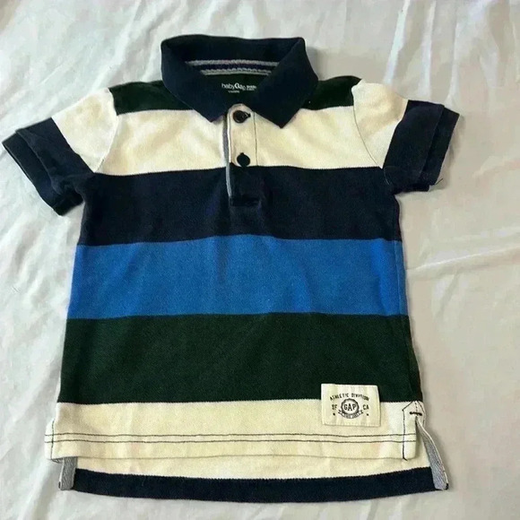 GAP - 2 peace matching set. Polo  shirt and lined jeans size 2 - Picture 2 of 8